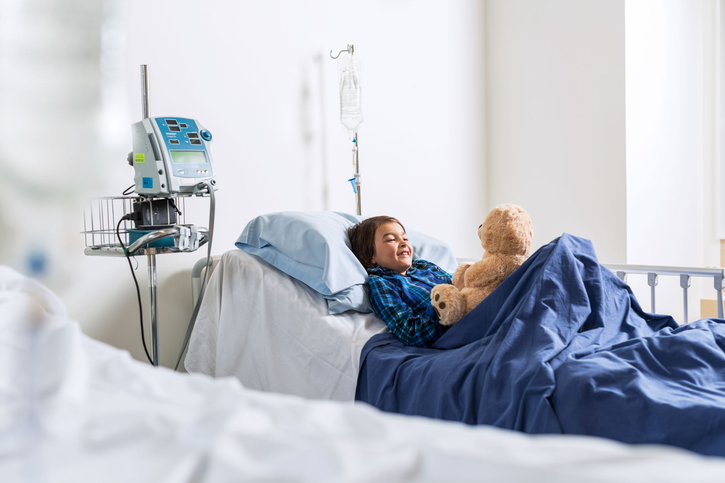 Hospital boy photograph advertising Maia