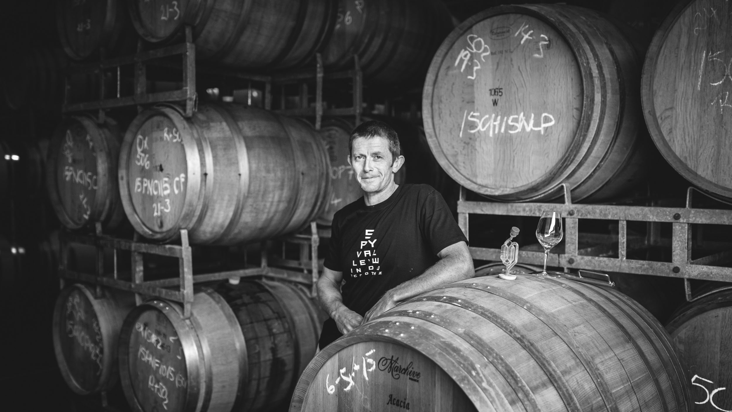 Winemakers commercial portrait by Clinton Lloyd for Spy Valley wines