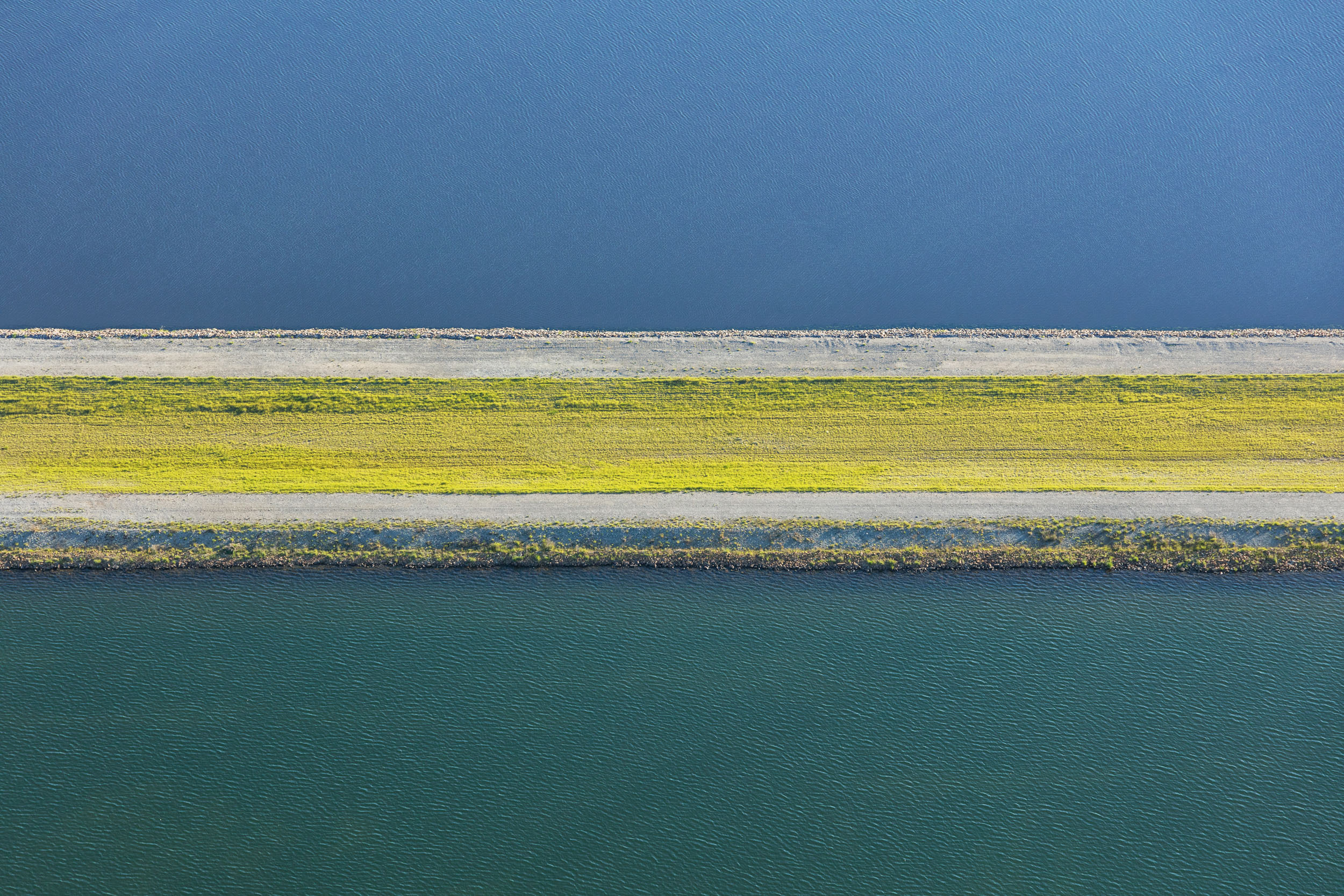 Irrigation ponds on Canterbury farm